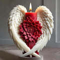 Angel Wing Nativity Scene Cylinder Molds Silicone Wave Spiral Candle Mold - Silicone Resin Casting Molds for Candle & Resin & Soap Craft Supplies
