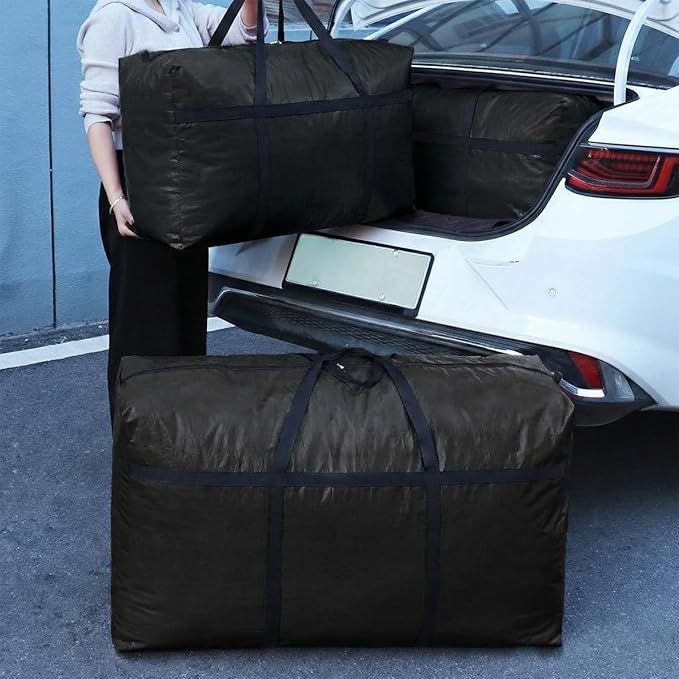 Extra-large Tarp Storage Bag (Black, 31Gal/120L)