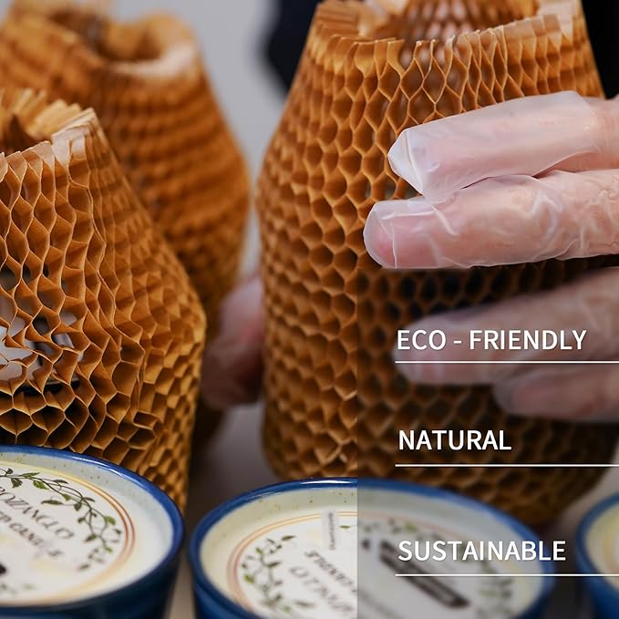 Luxury Textured Ceramic Jar Scented Candle | Non Toxic 100% Natural Coconut & Soy Wax Blend Cotton Wick | 5.2oz | Hand Poured Highly Scented Long - Lasting | Women & Men | (Wooded Sage)
