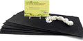 Make Your Own Beeswax Candle Starter Kit - Includes 5 Full Size 100% Beeswax Honeycomb Sheets in Black and Approx. 6 Yards of Cotton Wick. Each Sheet Measures Approx. 8" x 16 1/4".