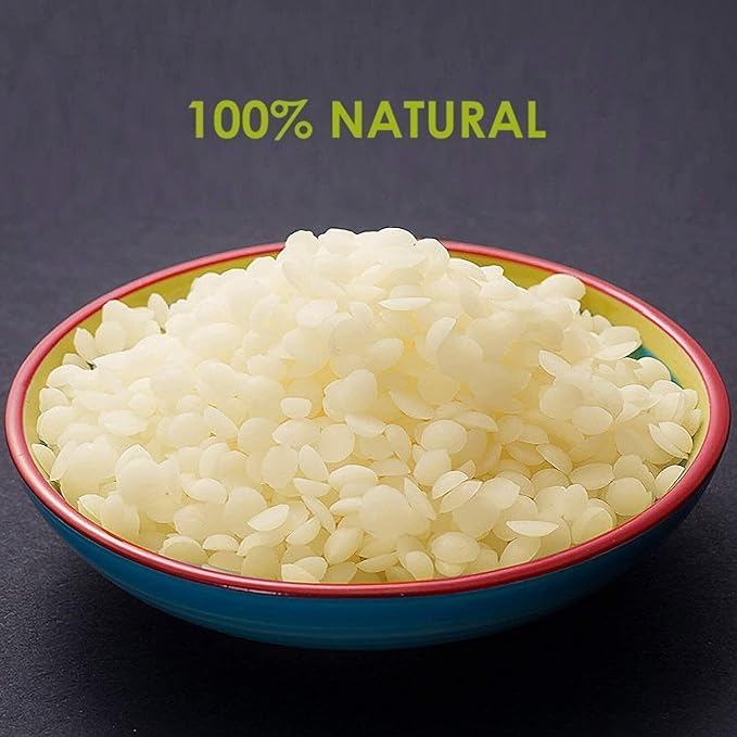 Pliadvbu 10 lb White Beeswax Pellets-Natural Beeswax- Candle Making Wax-Great for DIY Projects Home Care Products Cosmetics Soap Making Supplies