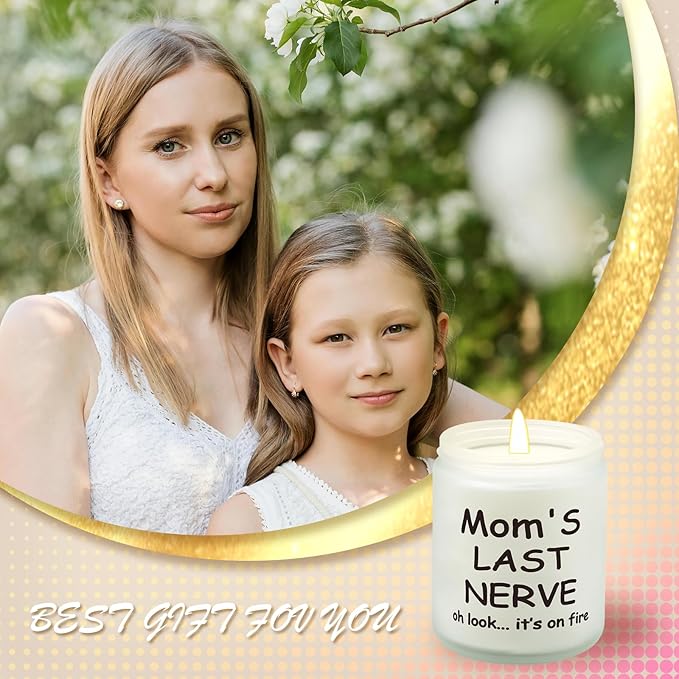 Lihome Gifts for Mom from Daughter & Son, Best Mom Birthday Gift, Mother’s Day, Thanksgiving, Christmas, Vanilla Coconut Scented Candle