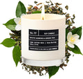Lulu Candles | White Jasmine & Green Tea | Luxury Scented Soy Jar Candle | Hand Poured in The USA | Highly Scented & Long Lasting (9 Oz.)