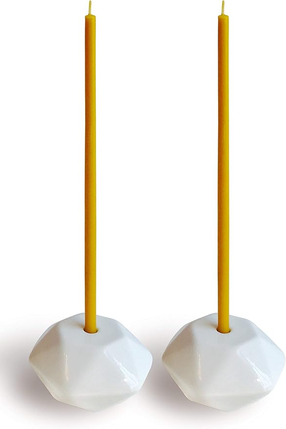 300 All Natural Décor 100% Pure Beeswax Taper Candles – Bulk, Tall (8 in), Unscented, Dripless, Smokeless, Slow Burning, Non Toxic, Honey Scent - for Home, Dinner, Cake, Prayer, Hanukkah, Christmas