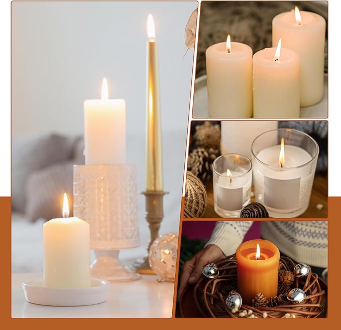 100 Pack Candle Wicks for Candle Making, Candles Wicks, Cotton Wick for Candlemaking, Soy Wax, Beeswax, Coconut Wax