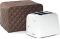 Covermates Keepsakes Toaster Cover – Quilted Appliance Protector for Coutertop Bread Ovens – Dust & Stain Resistant, Washable Slip‑On Design for Countertop Storage, Bronze