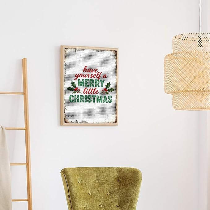 AIVKIEJK Diamond Painting Kits for Adults - Merry Christmas Santa Painting DIY 5D Full Drill Diamond Dots Paintings with Diamonds Gem Art and Crafts Home Decor 16"x20"