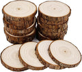 William Craft Unfinished Natural Wood Slices 20 Pcs 2.75-3.1 inch Wood Coaster Pieces Craft Wood kit Circles Crafts Christmas Ornaments DIY Crafts with Bark for Crafts Rustic Wedding Decorationbirch