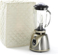 Covermates Keepsakes Blender Cover – Quilted Appliance Protector for Food Processors – Dust & Stain Resistant, Washable Slip‑On Design for Countertop Storage, Cream