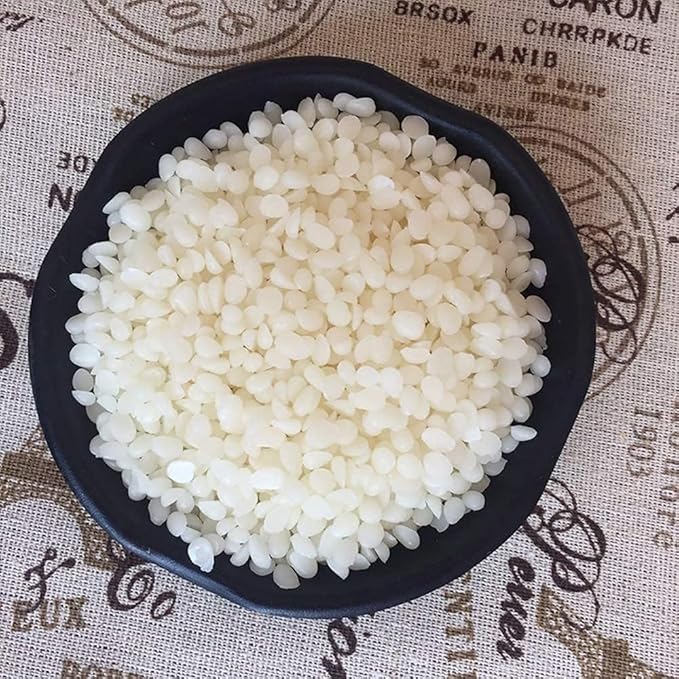White Beeswax Pastilles, Beeswax Pellets for Candle Making, DIY Projects (6 LB)