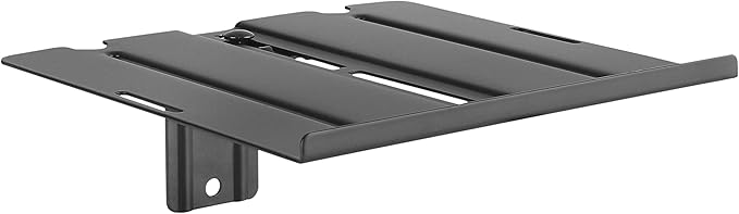Mount-It! Floating TV Shelf – Dual Wall or TV Mountable AV Shelf – for Cable Boxes, Streaming Devices & Consoles – Steel with Vents & Safety Lip – Easy Installation – Space-Saving Design (6.6 lbs)