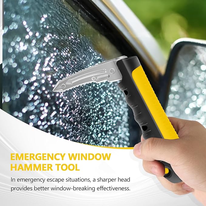 Kaiedos Car Door Handle for Elderly, 3-in-1 Car Handle Assist for Seniors, Portable Auto Cane Vehicle Support Handle, 500 lbs Capacity, Non-Slip Door Assist Bar
