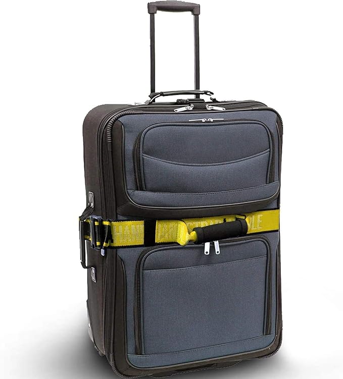4’ Carry Strap with Handle | Heavy Duty | Adjustable Belt | Easy, Safe, Secure, Lifting, Moving, Carrying Heavy Boxes, Groceries | Best Luggage Strap (Strap-A-handle 4ft. Length, 75lb. Capacity)