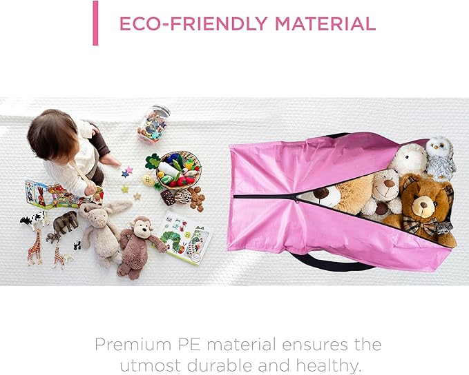 6 Pack Extra Large Moving Bags with Zippers, Backpack Straps & Reinforced Handles, Heavy Duty Storage Bags for Clothes, Moving, Space Saving, Pink