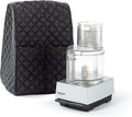 Covermates Keepsakes Blender Cover – Quilted Appliance Protector for Food Processors – Dust & Stain Resistant, Washable Slip‑On Design for Countertop Storage, Black
