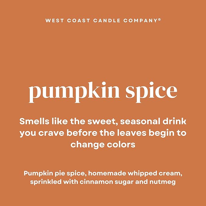 Pumpkin Spice | Mini Pet Friendly Candle | Pet Safe | All Natural Clean Burning Soy | Non-Toxic | Dog & Cat Safe | Pet Odor Eliminator | Air Freshening Scented Candle | 4 oz