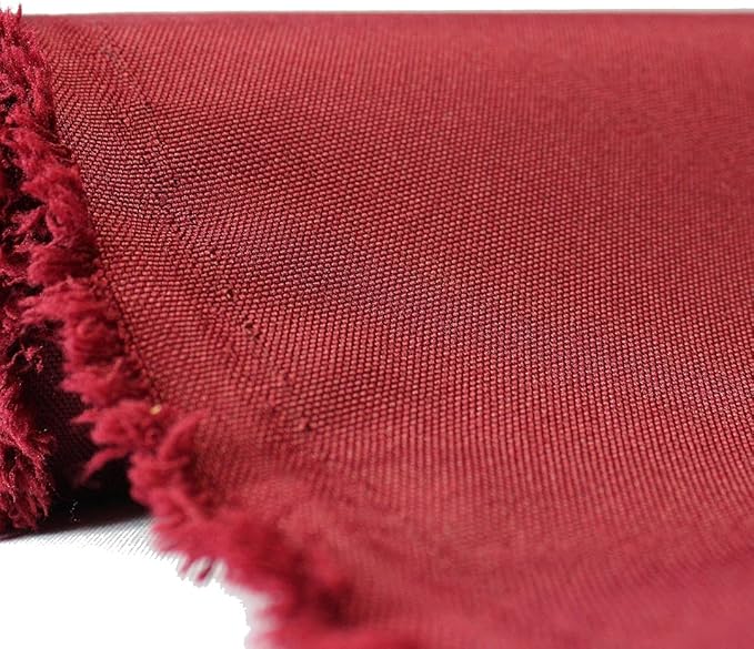 Mybecca Canvas Marine Fabric 600 Denier Indoor/Outdoor Burgundy 1 Yard (36" x 56")(Cut Folded & Separately by Prime)