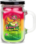 Beamer Candle Co. - Ménage Á Mela Trois Candle – Watermelon, Cantaloupe & Honeydew - Sweet Melon Scent - Odor Eliminating - High Fragrance - Large 12oz Mason Jar - 90 Hour Burn Time