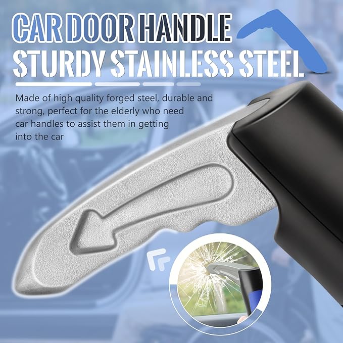 Car Door Handle for Elderly Car Handle Assist Support, Portable Auto Grab Handles for Handicap Seniors