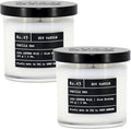 Lulu Candles | Vanilla Oak | Luxury Scented Soy Jar Candle | Hand Poured in The USA | Highly Scented & Long Lasting- 6 Oz. 2 Pack