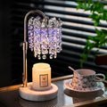 Candle Warmer Lamp with Timer Dimmer Adjustable Height for New Home Bedroom,Vintage Home Decor for Scented JaR 3 Bulbs for New Home Decor, Women Mom Christmas Birthday Gifts,Black (RGB Fgold)