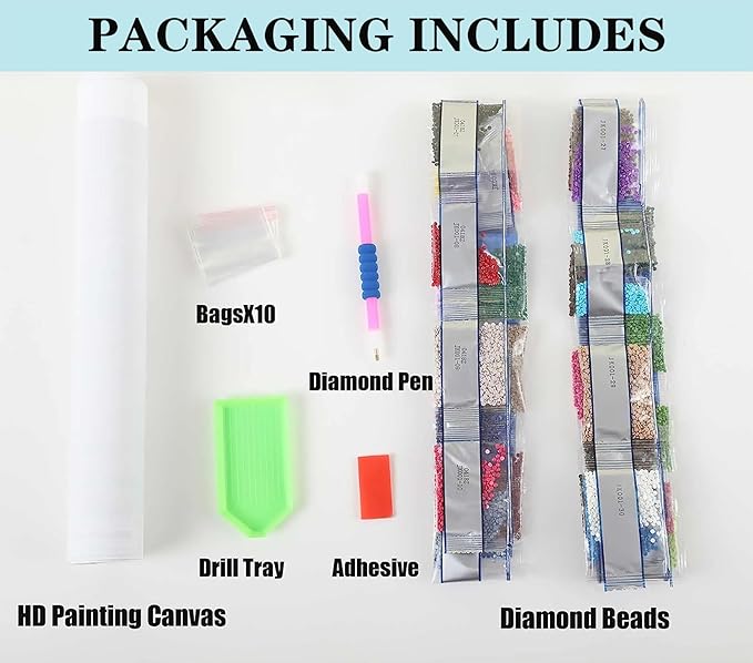 Winter Diamond Painting Kits for Adults Beginners,DIY Cat Hummingbird Diamond Art,5D Full Round Drill Diamond Dot Gem Art Kits,Home Wall Decor 12x16 Inch