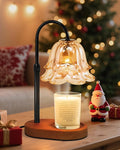 Lanhado Flower Candle Warmer Lamp with Timer - Dimmable Electric Candle Warming Lamps, Adjustable Wax Melter Wamers Light for Jar Candles, Birthday Gifts for Women, Christmas New Home Decor