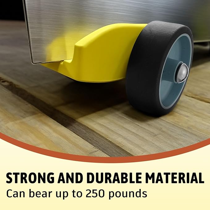 1 Pcs Plywood Dolly Drywall Dolly Cart, Small Drywall Cart with Wheel, Slot Sizes of 1/2", 3/4", 1", and 1-1/4 Inches Wood Paneling and Plywood Carrier, Holds up to 250 Lbs, 6x5x3 Inches