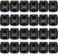 Scented Candles Gifts Set 24 Pack Soy Wax Travel Tin Jar Candles for Home 3.05 OZ for Mom for Christmas, Birthday, Thanksgiving, Mother's Day(Black)