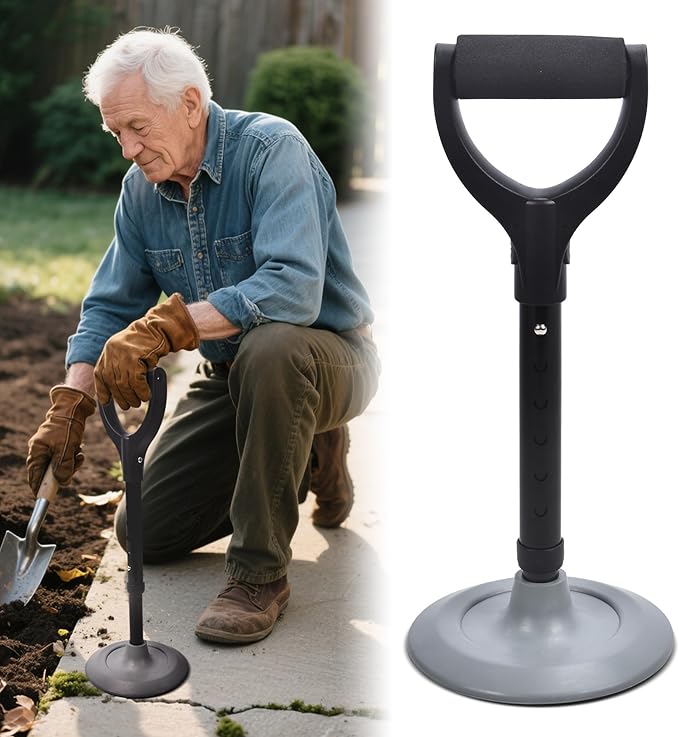 Mobility Aids Tool Device to Help Get up from Floor, Standing Aids & Supports Assist Handle for Seniors, Lift Assist for Elderly, Indoors, Garden, Housework, Black, 503C