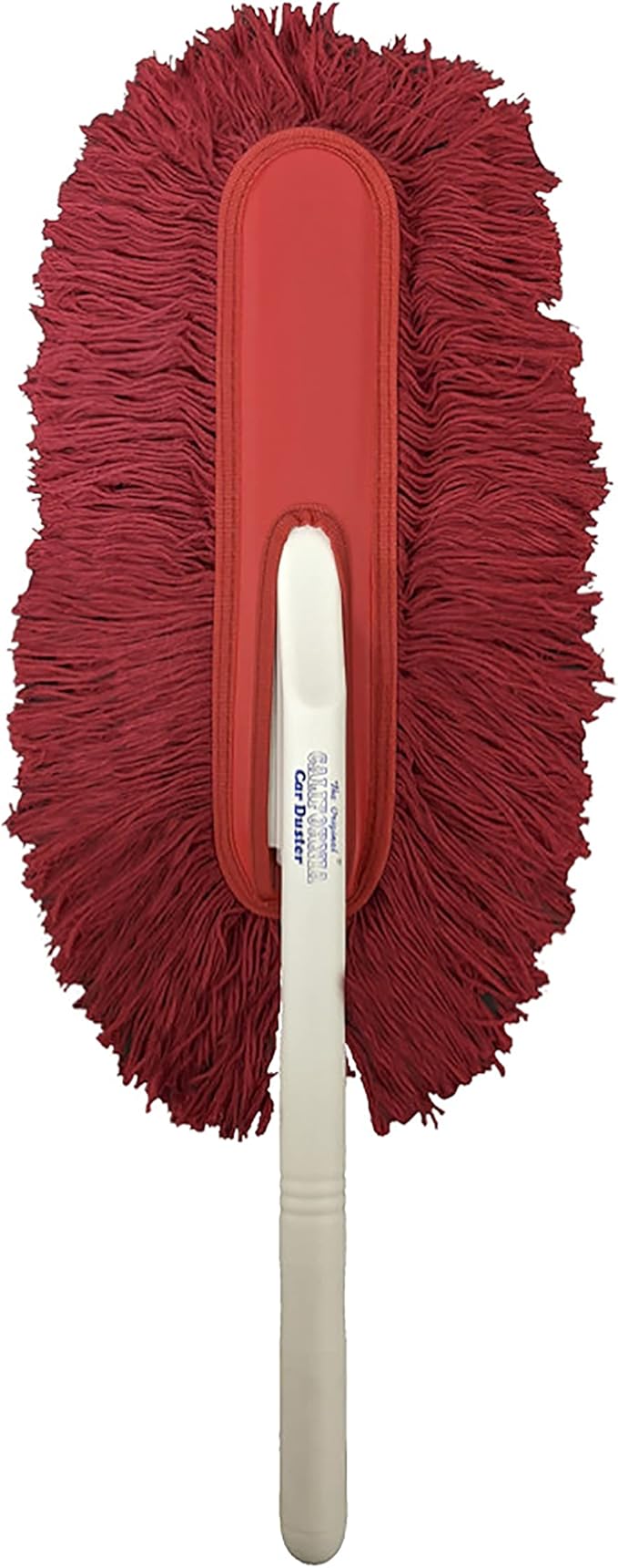 California Car Duster Plastic Handle Duster with Red Cotton Mop 73554 Quickly and Safely Removes Light Daily Dust