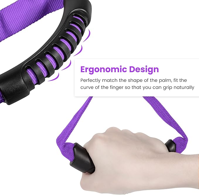 E-cowlboy Auto Cane Nylon Grip Portable Support Mobility Assist Device (Purple 2 Pack)