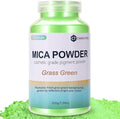 Mica Powder,7.05OZ（200g）,Grass Green Mica Powder Pigment for Epoxy Resin，Lip Gloss，Car Paint，Dye，Soap Making，Nail Polish,Epoxy Resin,Candle Making,Bath Bombs