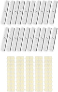 10x Metal Candle Wick Centering Device and 100x Candle Wick Stickers - Candle Wick Stickers for Candle Making - Candle Wick Holders Centering Device - Candle Making Supplies