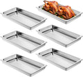 Steam Table Pan Hotel Pans: Full Size 6 Pack 2.5 Inch Deep Stainless Steel Hotel Pan for Food - Commercial Catering Pan for Hotel Restaurant Buffet Party Supplies