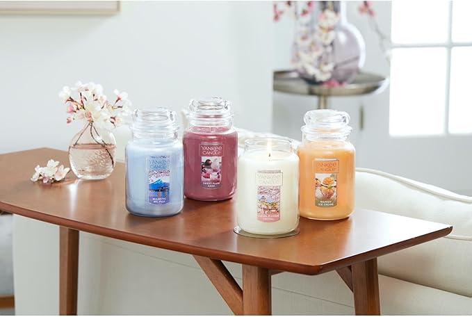 Yankee Candle Sakura Blossom Festival Large Jar Candle White Rose