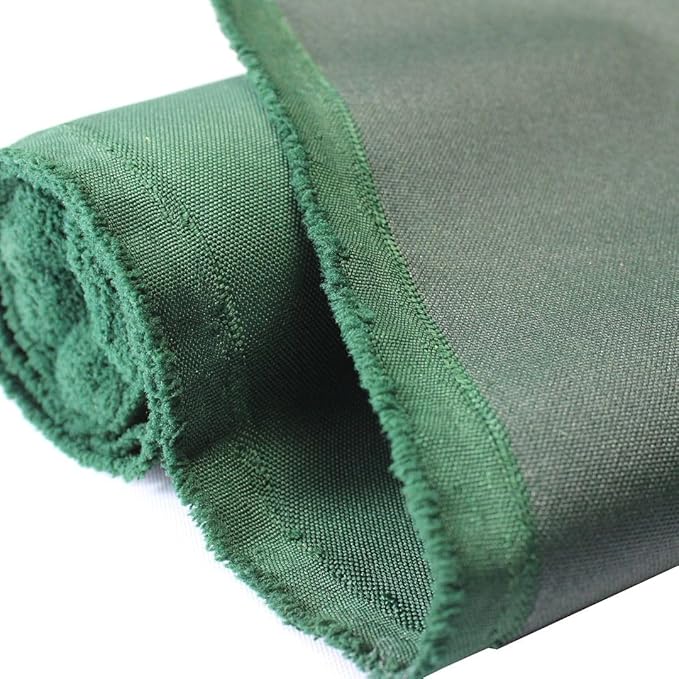 Mybecca Waterproof Canvas Marine Fabric 600 Denier Indoor/Outdoor PU Backing UV Protector Hunter Green 1 Yard