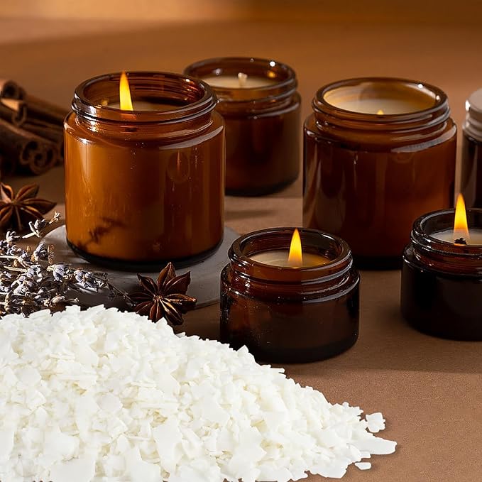 Natural Soy Wax for Candle Making 20 lb Bag, Soy Wax Flakes,DIY Candle