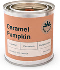 Wick & Star Vegan Non-Toxic, Wood Wick, Natural Coconut Soy Wax Aromatherapy Candle, Clean Burning (Caramel Pumpkin)
