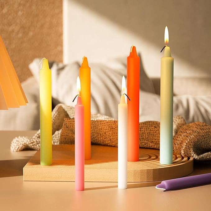 2 Pack Stick Pillar Candle Mold - Resin Casting Molds Resin Making Molds Silicone Mold for Candle