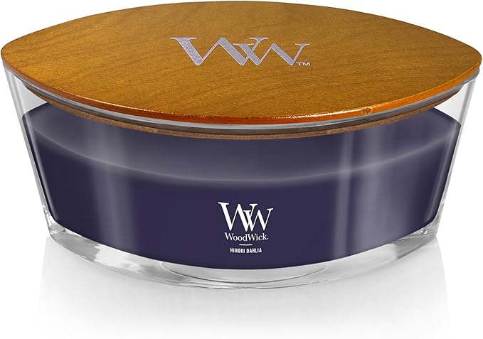 WoodWick Ellipse Candle Hinoki Dahlia 16 oz.