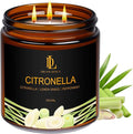 Citronella Candles Indoor Outdoor, Large 3 Wick 12oz Scented Candles up to 60 Hours Burning, Natural Citronella Soy Wax Candle for Summer Outside Camping Patio Picnic Garden