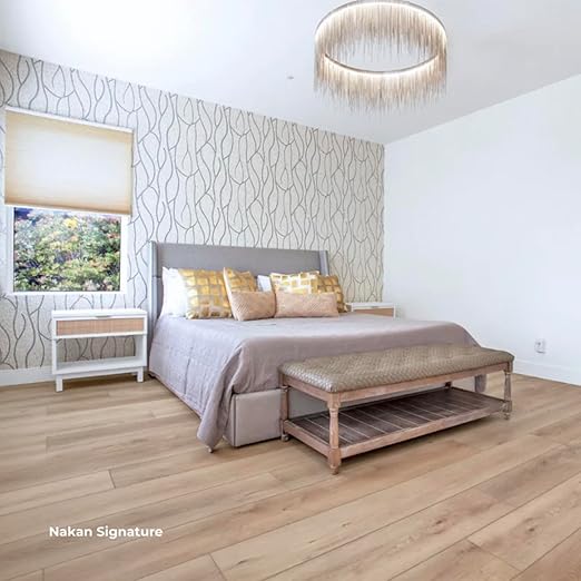 Flooret Luxury Vinyl Plank Flooring Light Sample Kit | 6 Pieces of 12" Cut Samples from Real Planks | DIY Click Installation, 40 Mil Wear Layer, Waterproof and Scratch Resistant LVP