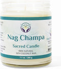 White Sage Candles for Cleansing House Chakra Healing | Energy Cleansing Smudge Candle | Natural Aromatherapy Candle | Sage for Cleansing House Negative Energy (7 oz) (Nag Champa)