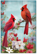 GUAIEUW Red Bird Bouquet Diamond Painting Kit for Adults, Full Round Diamond Cardinal Bird 5D Diamond Painting DIY Art Crafts for Winter Home Wall Decor Holiday Gift 20x30 Inch