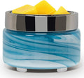 Scented Wax Melt Warmer Electric – Art-glass Candle Wax Warmer, 3-in-1 Wax Melter Burner, Fragrance Warmer for Scented Candles, Wax Melts, Tarts, Essential Oils to Freshen Home Office, Gift & Decor