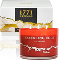Sparkling Cola Scented Candles - 100% Natural Soy Wax - Large 3 Wick Jar Candle - Up to 50 Hours Burning Time - Candles for Home - Gift-Ready Candle for Men & Women - Aromatherapy