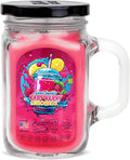 Aunt Suzie’s Raspberry Lemonade Candle – Strong Scent – Raspberry with Fresh Lemon – Long Lasting 90 Hour Burn – Large 12oz Mason Jar – Made in USA – Beamer Candle Co.