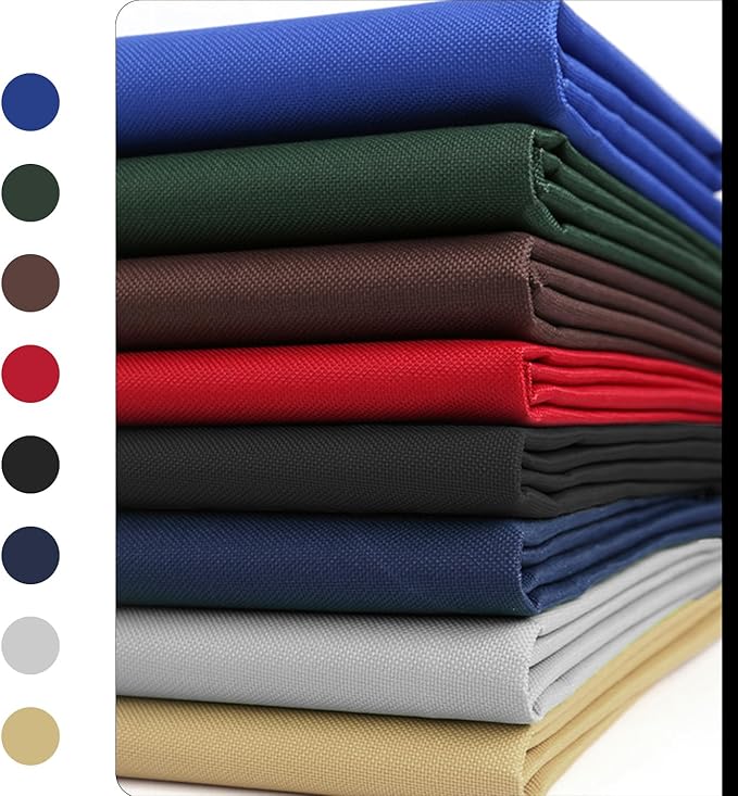Waterproof Canvas Fabric by The Yard 58inch 600D Upholstery Material Polyester Fabric Outdoor Water Resistant Fabric for Sewing Chair Patio Cushion Purse Bag Interior, Pre Cut 3 Yard Brown