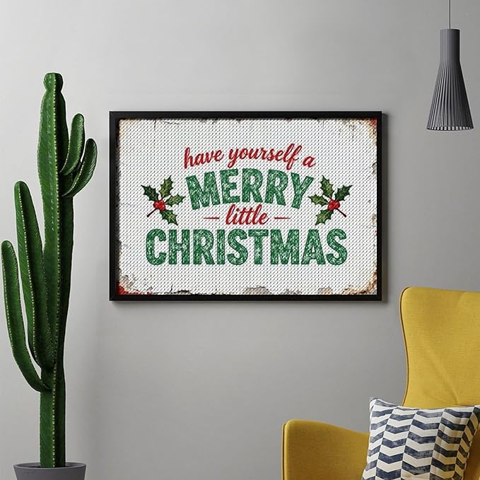 AIVKIEJK Diamond Painting Kits for Adults - Merry Christmas Santa Painting DIY 5D Full Drill Diamond Dots Paintings with Diamonds Gem Art and Crafts Home Decor 8"x12"